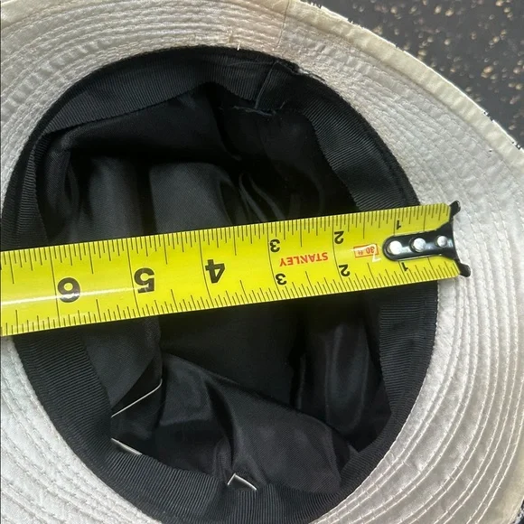 Vintage Black and White Swirl Hat - Picture 6 of 6